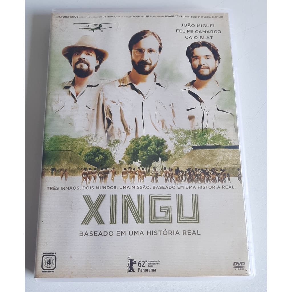 DVD Xingu baseado Em Uma História Real