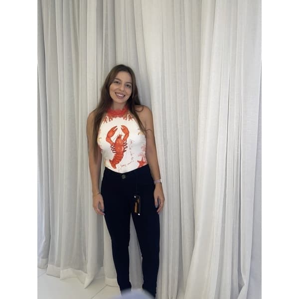 calça jeans preta feminina super lycra elastano
