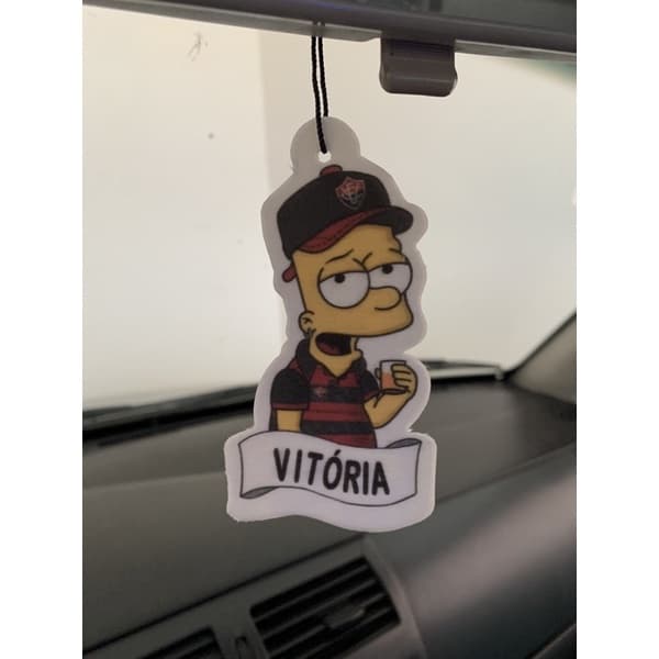 Aromatizantes Personalizados - Time Vitória - Cheirinho de Carro - Pronta Entrega no Brasil - Tipo little trees