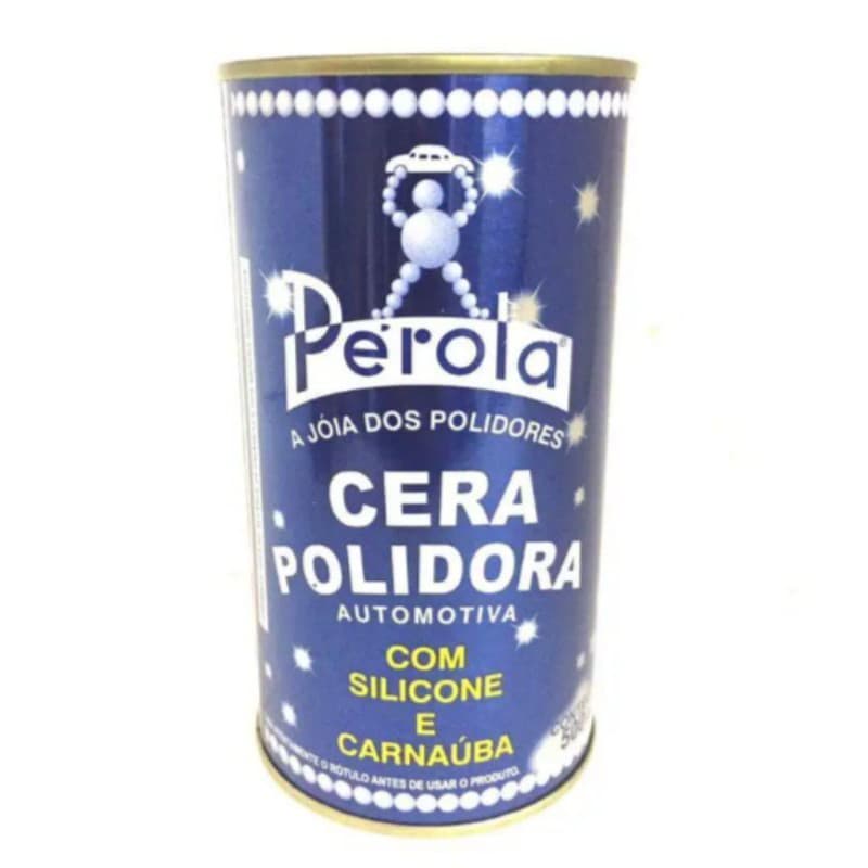Cera Polidora Automotiva Com Silicone Carnaúba Pérola 500ml