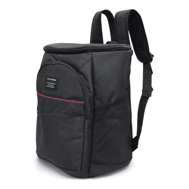 Mochila Térmica Cooler para marmita lancheira almoço passeio 13L - Preta