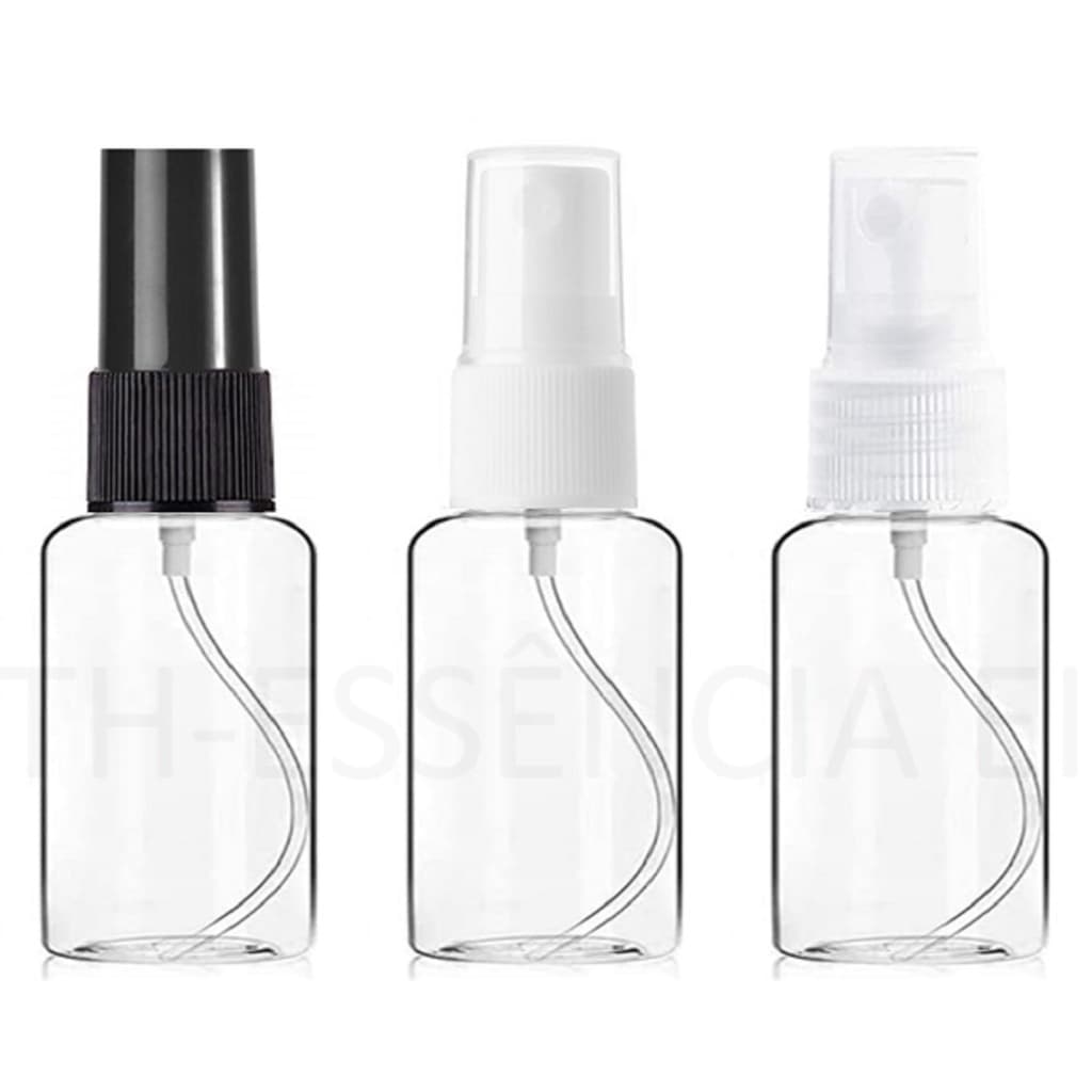 50 Frasco Pet 30ml Redondo Com Válvula Spray