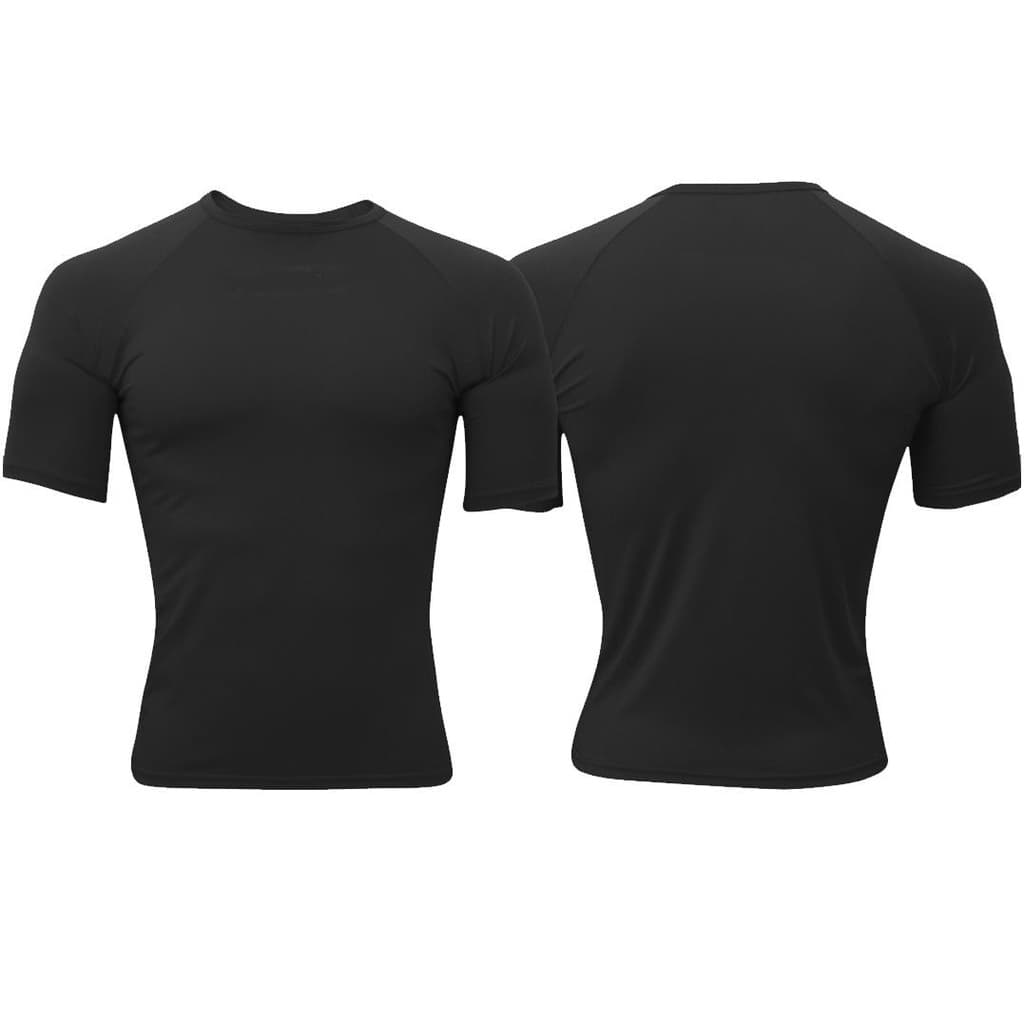 Camisa  Térmica  Manga  Curta Segunda  Pele  Ciclismo  Motociclista  skate  Pesca Proteção