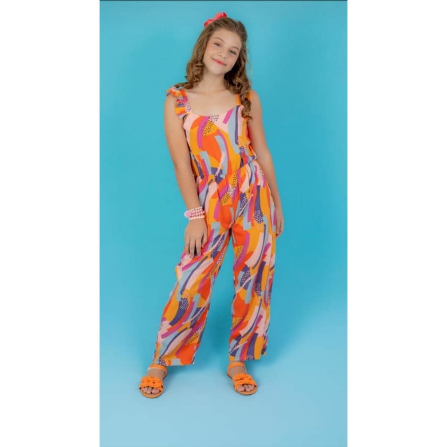 Macacão Infantil Menina Longo verão Macaquinho