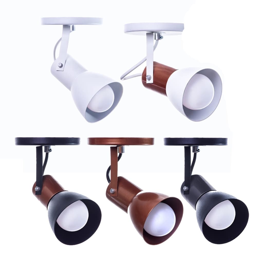 Spot De Sobrepor Direcionavel E27 Aluminio Decoraçoes