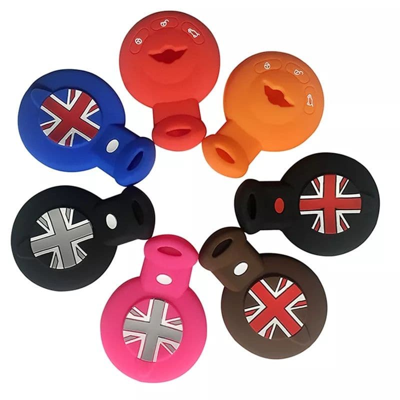 Capa Chave Silicone 3 Botões  Bmw Mini Cooper