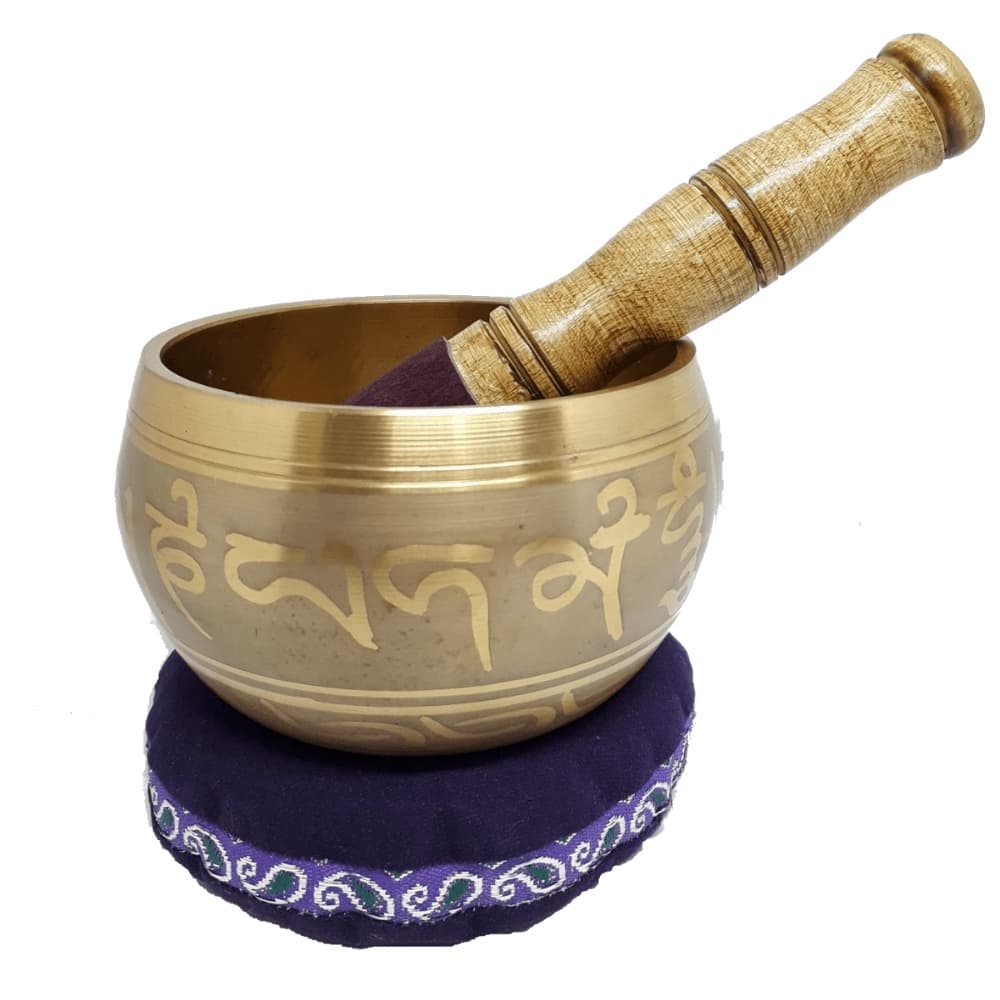 Sino Tibetano Especial - Tigela Tibetana 11 Cm + Bastão + Almofada de Brinde
