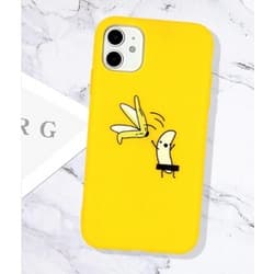 Capinha case para Iphone personalizada com desenho animado. Capinha para Iphone  11Pro , 11Pro Max. desenho animado de banana