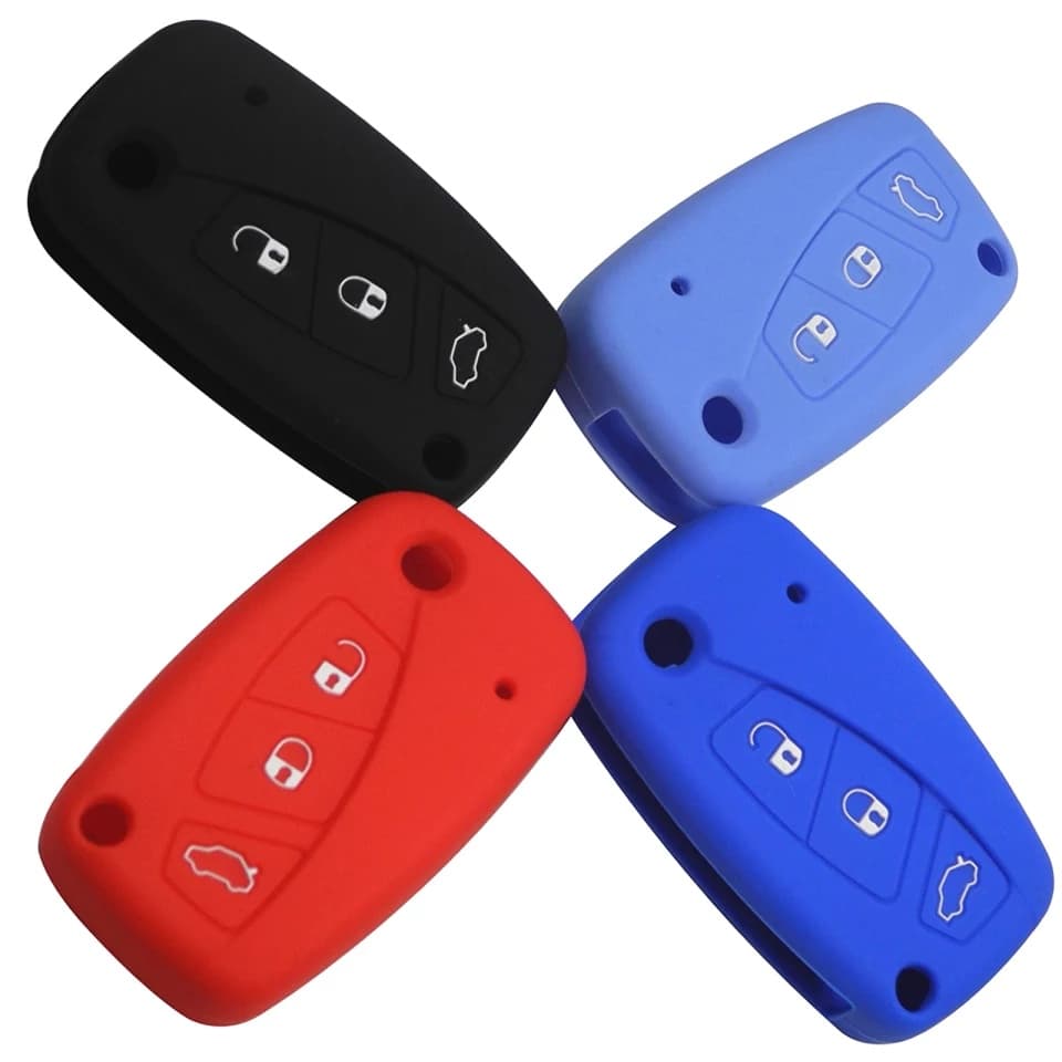 1 Capa Capinha Silicone Chave Canivete Carro Fiat Uno Mille Palio Linea Strada Punto Bravo Grand Siena Doblô Fiorino Toro Mobi Stilo Argo Cronos
