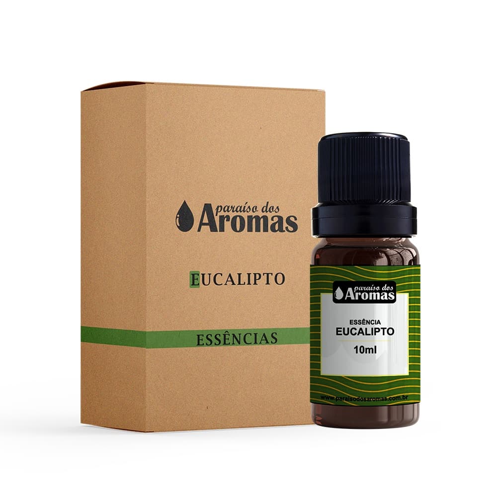 Essência de Eucalipto Paraíso dos Aromas 10ml Clássica Para Aromatizador e Difusor de Aromas