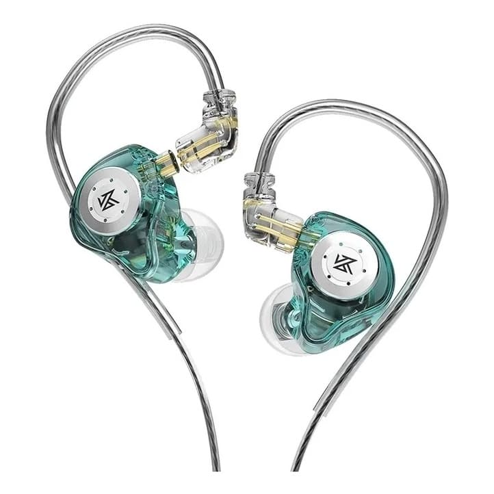 Fone De Ouvido Kz Edx Pro Sem Microfone Intra Auricular Retorno De Palco Musico Baixista Guitarrista Baterista