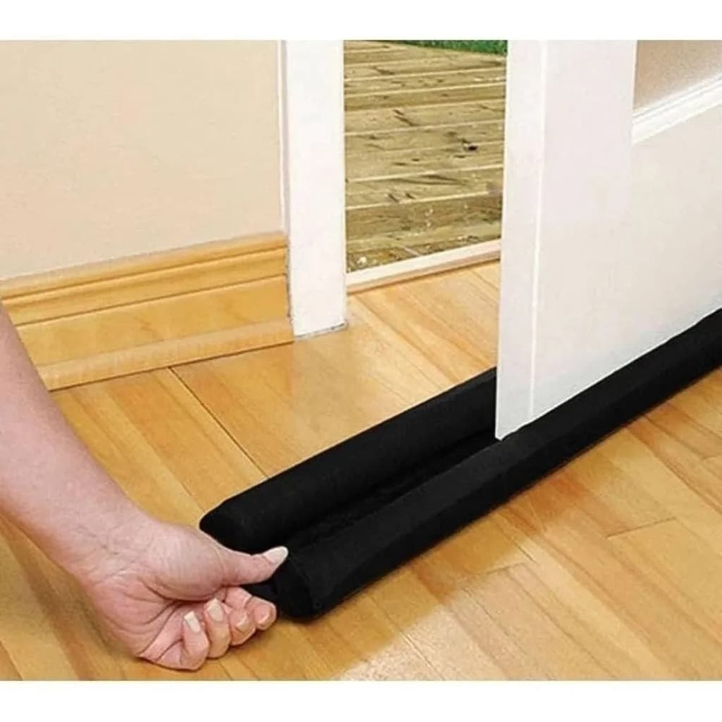 Protetor Rolinho Duplo 80cm (VARIAS CORES) Veda Porta Contra Insetos Poeira