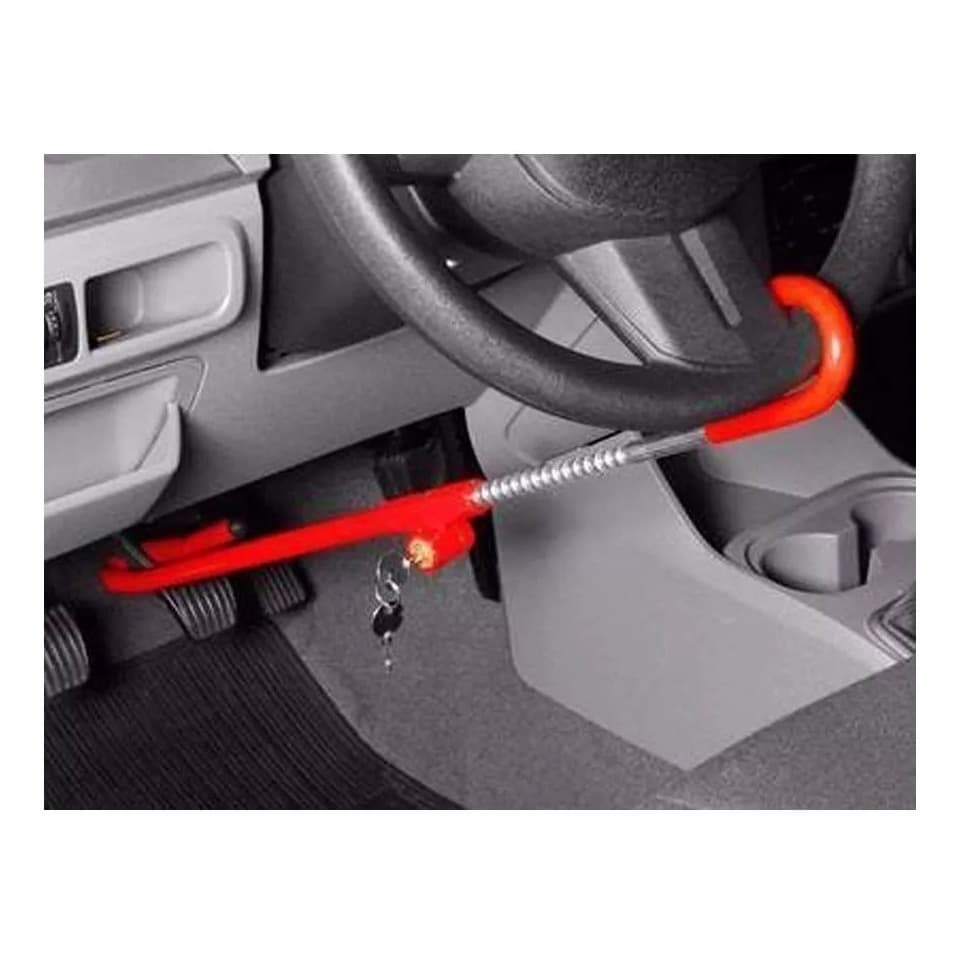 Trava Universal Antifurto Carro Pedal Volante