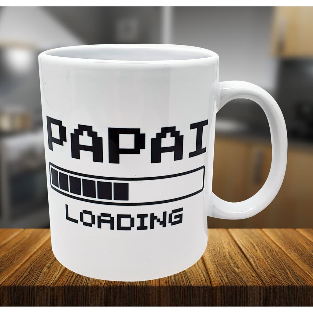 Caneca Branca Personalizada Lembrancinha Papai Loading