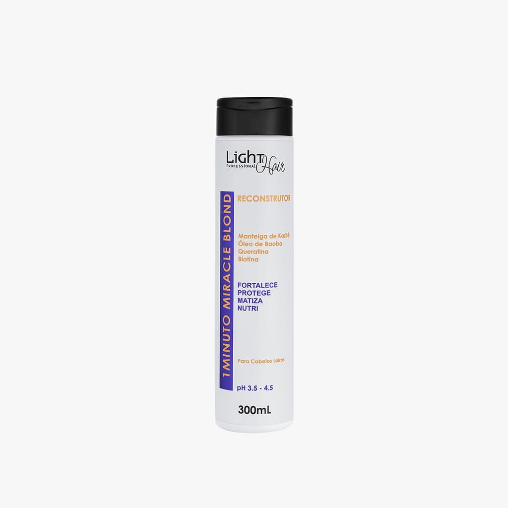 Máscara Reconstrutora para Loiras 1 Minuto Miracle Blond - SOS Anti-Quebra