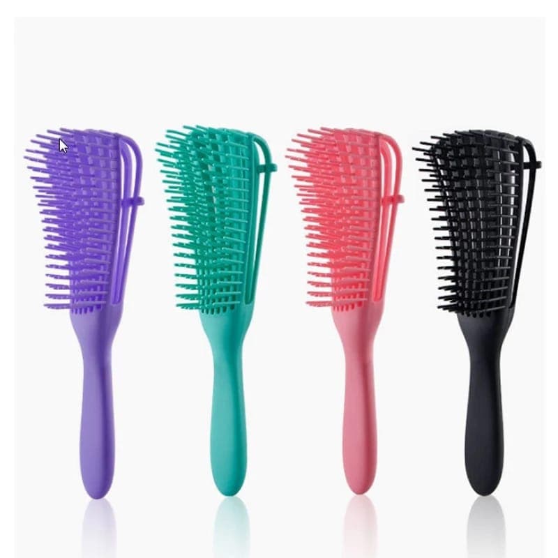 Pente De Cabelo Escova Polvo Com 8 Cerdas Ajustáveis 011