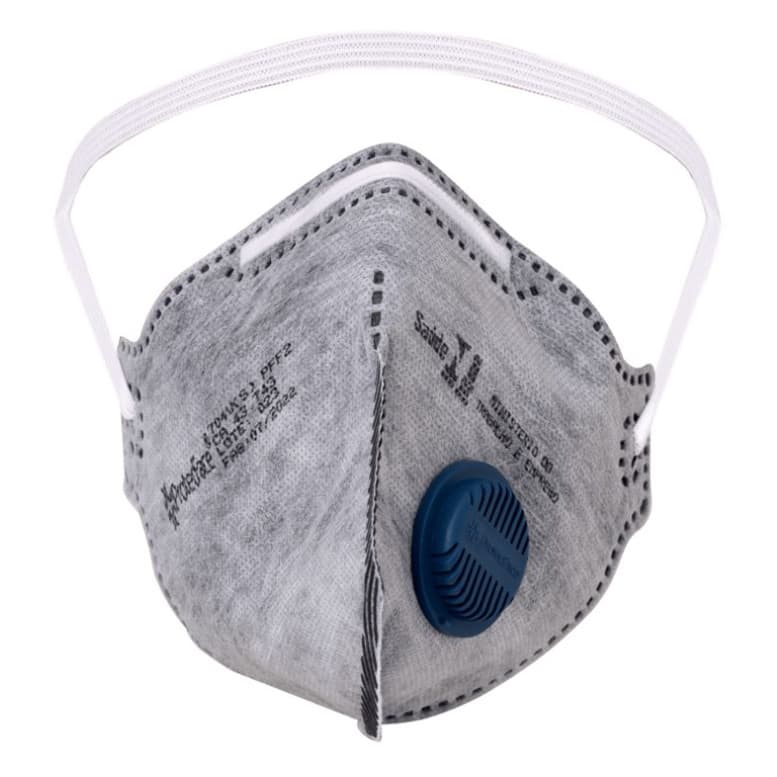 100 máscaras Pff2 n95 V.o carvão ativado protecface inmetro