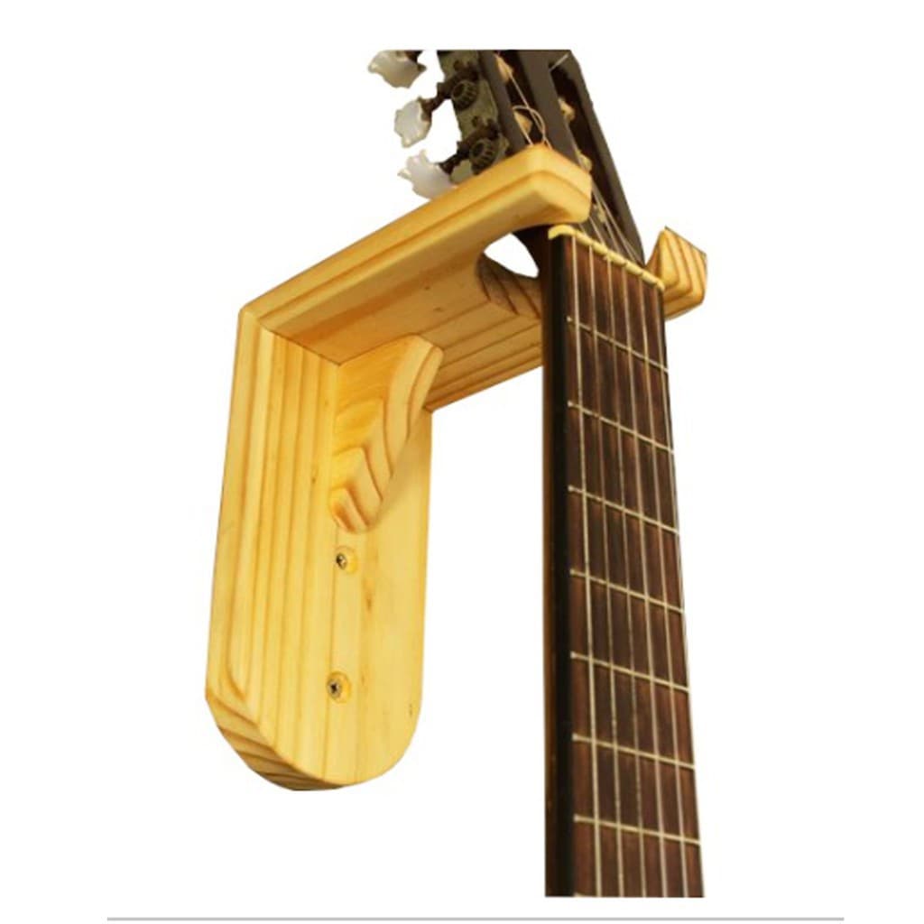 Suporte Para Violão / Guitarra Expositor De Madeira Rústico