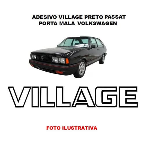 Adesivo Village Passat Porta Mala Volkswagen