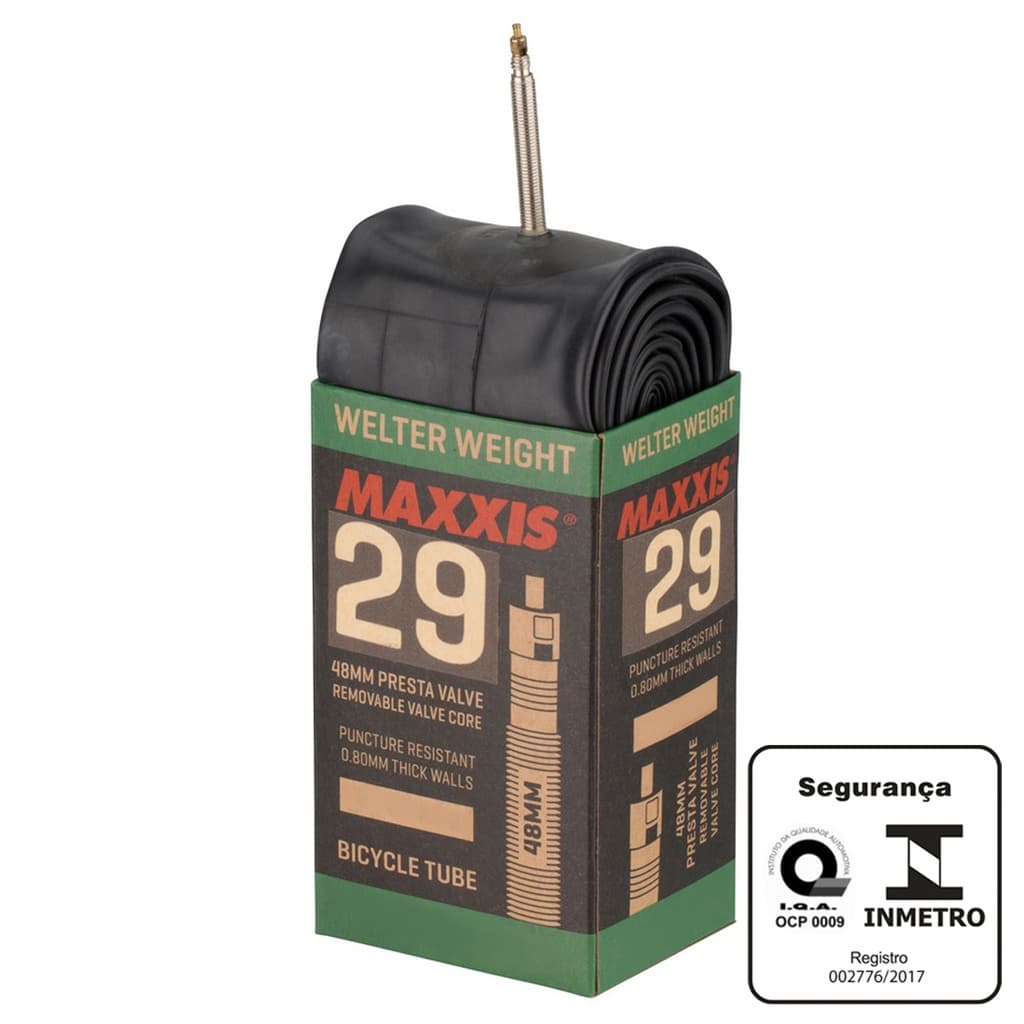 Câmara Maxxis Welter Weight 29x2.00/3.00 Válvula Presta 48mm Preto