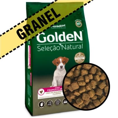 Ração Agranel Golden Seleção Natural para Cães Filhotes Mini Bits 1 kg