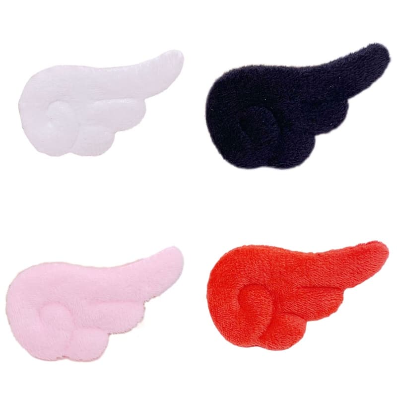 SUIT * DIY Anime Cosplay Pequenas Asas De Anjos De Pelúcia Para Fazer Cocar Em Grampo De Cabelo