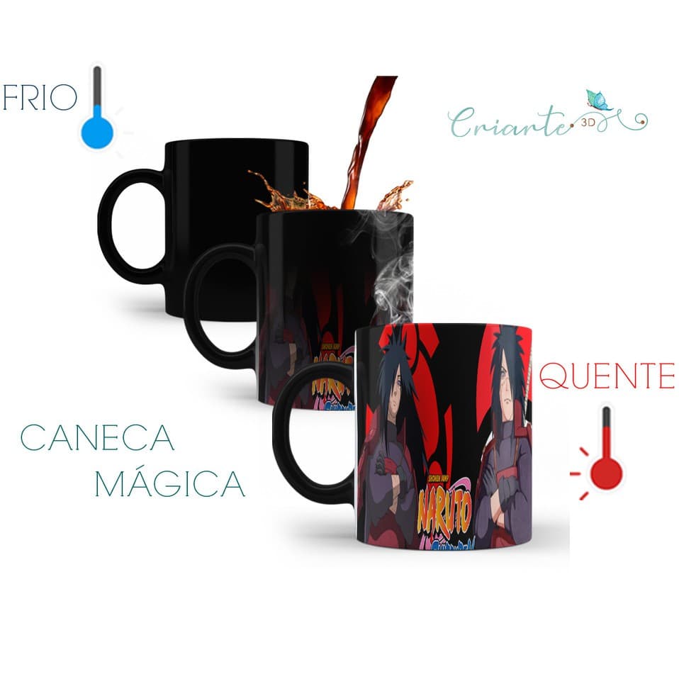 Caneca Porcelana Mágica Coleção Naruto #10