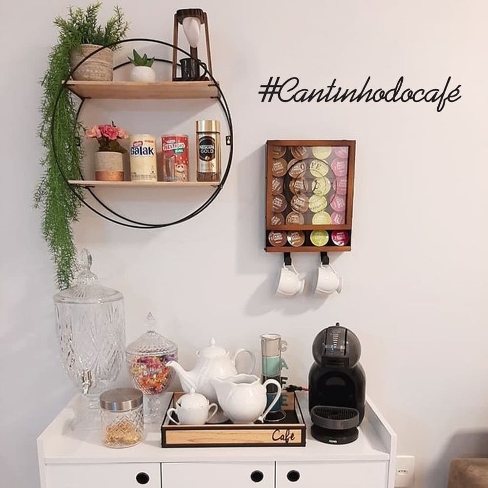 Cantinho do café mdf para decoração