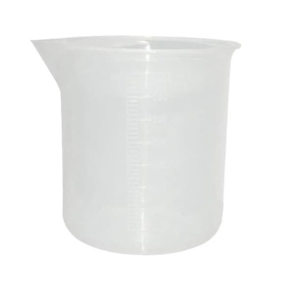 2 Copos Dosadores Graduado Medidor Plástico 300 Ml Becker
