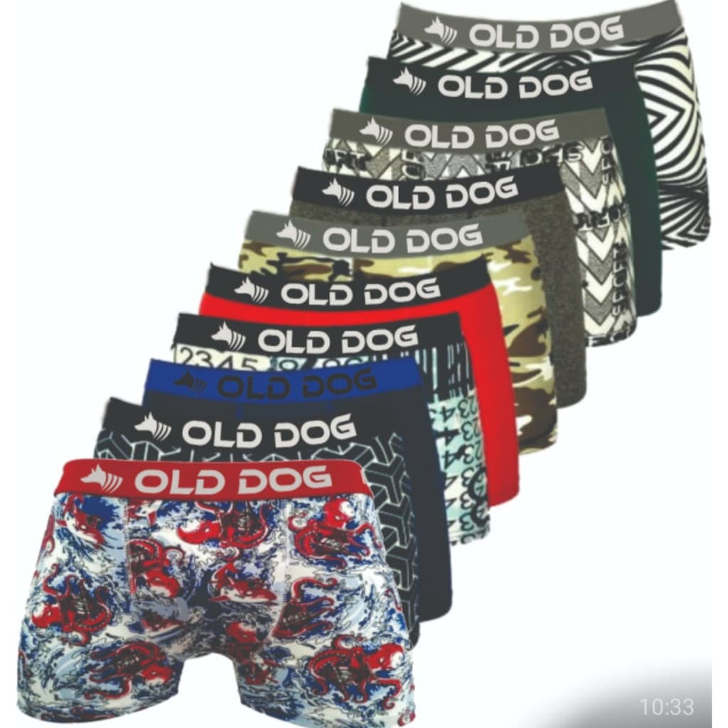 KIT COM 5 OU 10 CUECAS BOXER VARIADAS