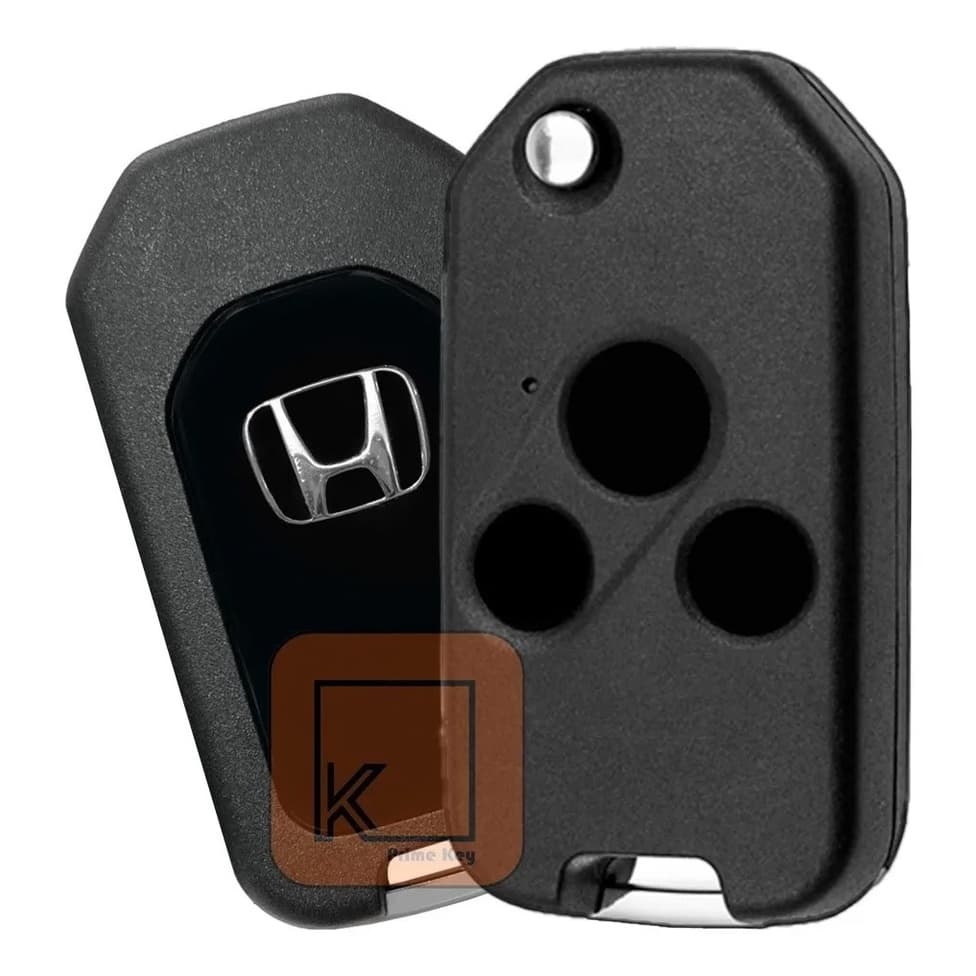 Carcaça Canivete Honda Civic Fit Crv City 3 Botões