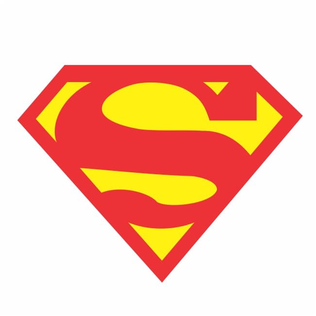 Superman Adesivo 12cm X 9cm Para Decoração Geek de Notebook Carro Porta Paredes Moto Vitrines