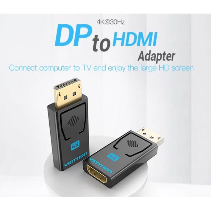 Adaptador Vention Conversor Display Port (DP) para HDMI, 1080p ou 4K, Conversor Display Port para HDMI