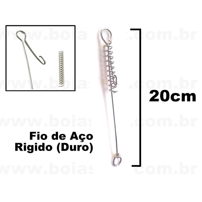 Castor Para Anzol - Grosso Com 20cm - 10pçs