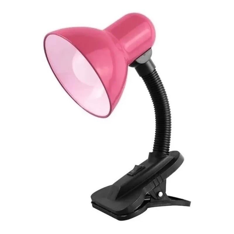 Luminária Abajur Articulável Com Garra Presilha Bivolt Quarto Escritório Leitura Salão Manicure