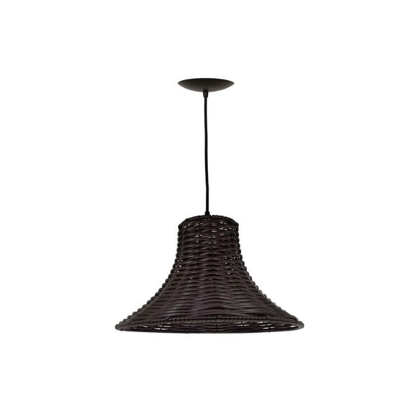 Pendente Aramado Junco Chapéu Chines Luminária Lustre Luxo P Teto Retrô Vintage Balcão Industrial