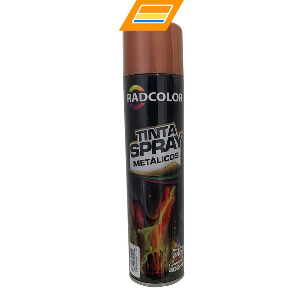 Tinta em Spray Uso Geral 400ML Radcolor - Rose Gold