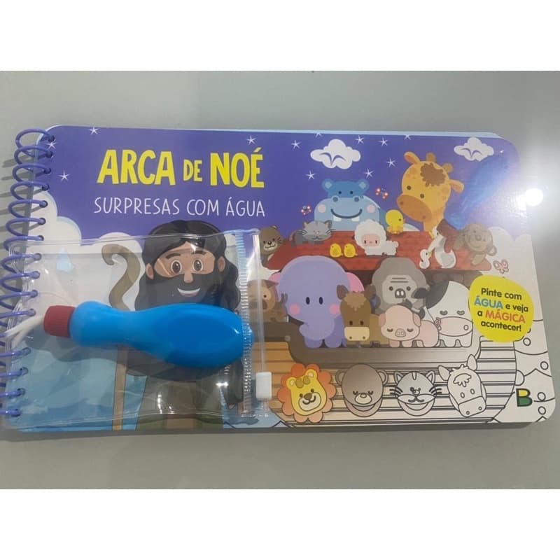 LANÇAMENTO Aquabook Surpresas com Água - Arca de Noé
