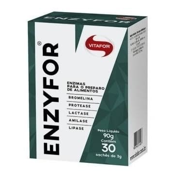 Enzyfor (mix De Enzimas Digestivas) - 30 Sachês - Vitafor