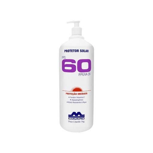 Protetor Solar 60 FPS Mavaro 60 1 KG