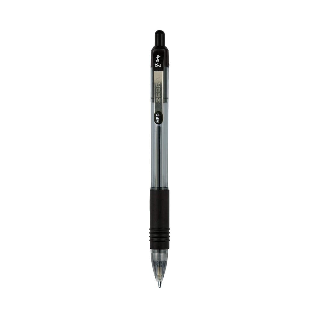 Caneta Zebra Z-Grip - Caneta retrátil - 1.0mm
