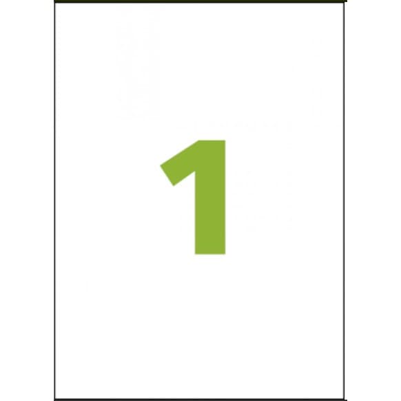 ETIQUETA AUTO ADESIVA PAPEL FORMATO CARTA LASER+INK JET EMBALAGEM COM 01 ETIQUETA POR FOLHA PACOTE COM 100 FOLHAS ENVIO EM 24 HORAS