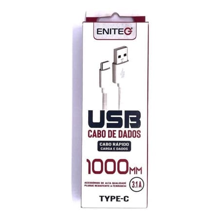 Cabo Carregador Type-c Rapido para celulares com entrada C