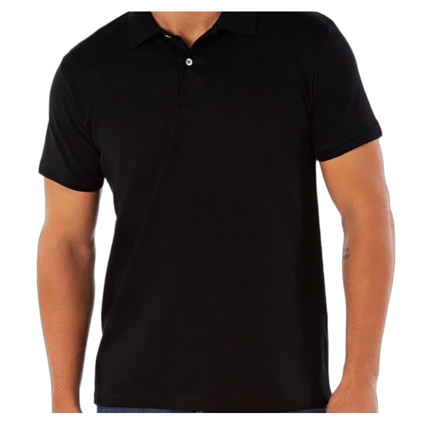 Camisas Gola Polo PIQUET  Masculina Uniforme Tecido Algodão Blusa Malha Premium Promoção Atacado