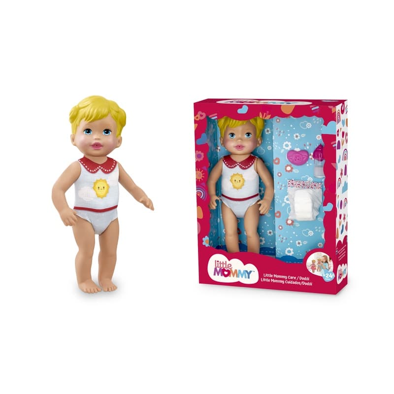 Boneca Little mommy cuidados loira Mattel Little mommy com fralda original