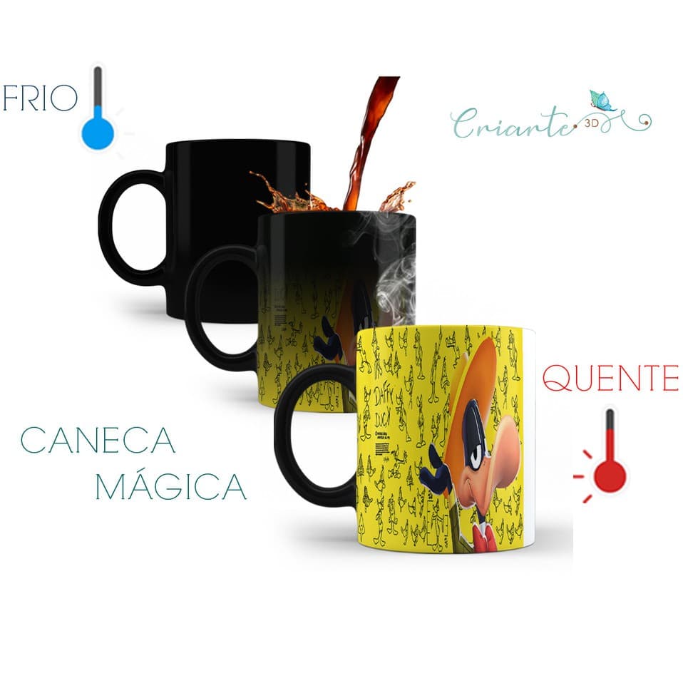 Caneca Porcelana Mágica  Looney Tunes #02
