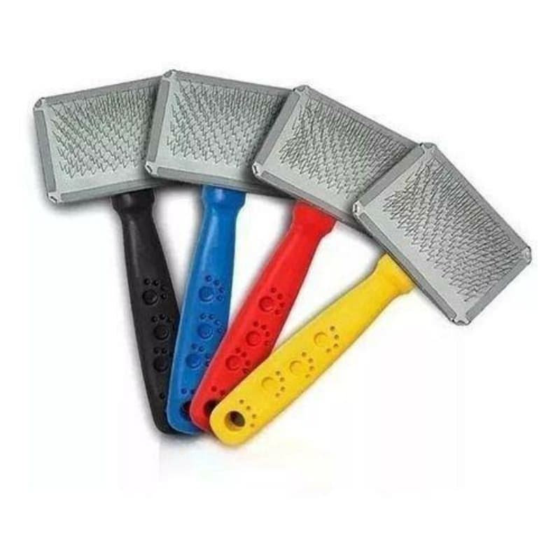 Rasqueadeira para desfiar cordões de Macramê (folhas e penas) - pente para pet