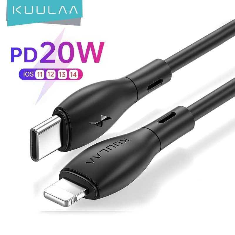 Cabo iPhone iPad 2m Carregador PD USB Tipo C 20W Lightning Turbo Carga Rápida 3A