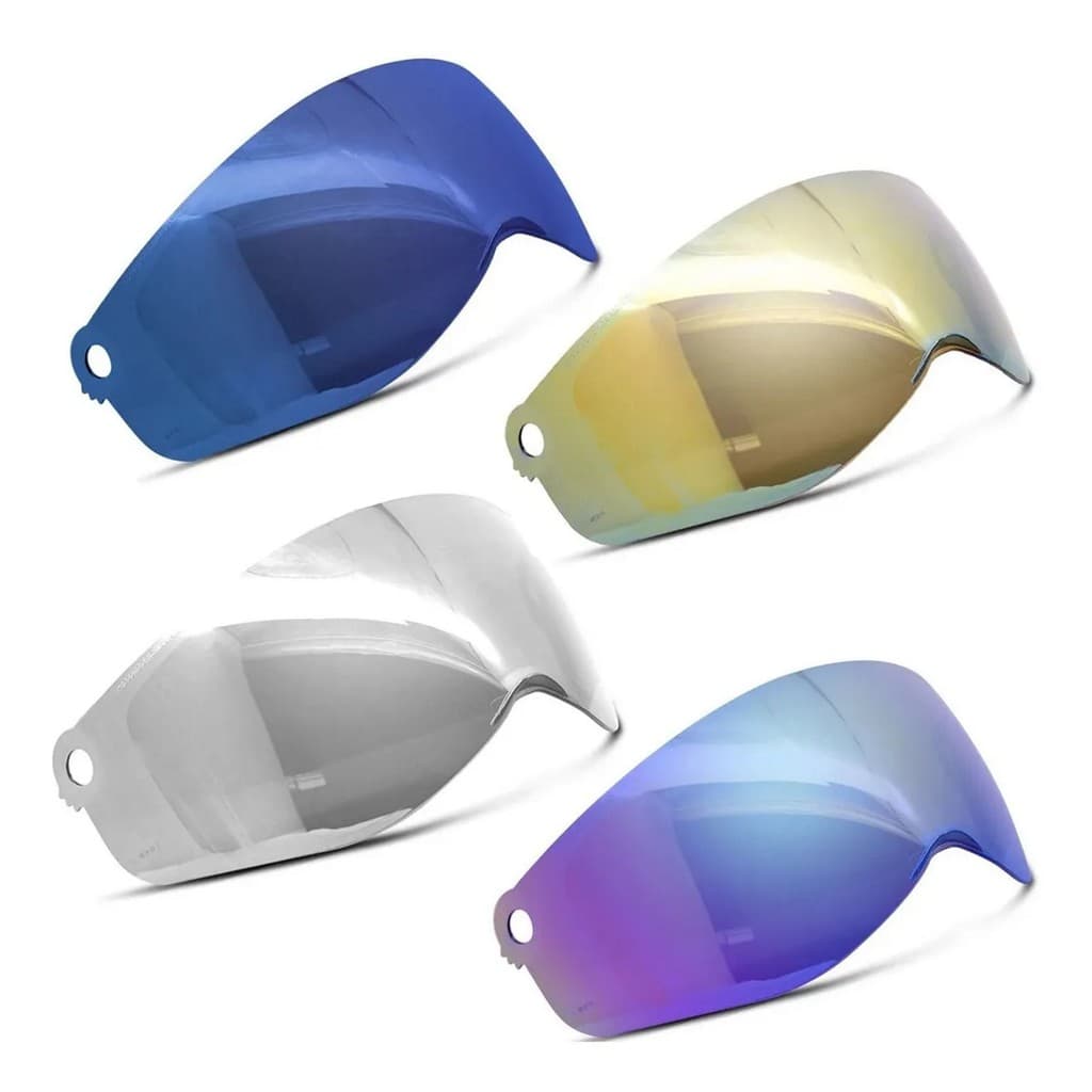 Viseira Capacete Pro Tork Th-1 New Adventure Cross Trilha Off Road Cristal Fume ou Espelhada