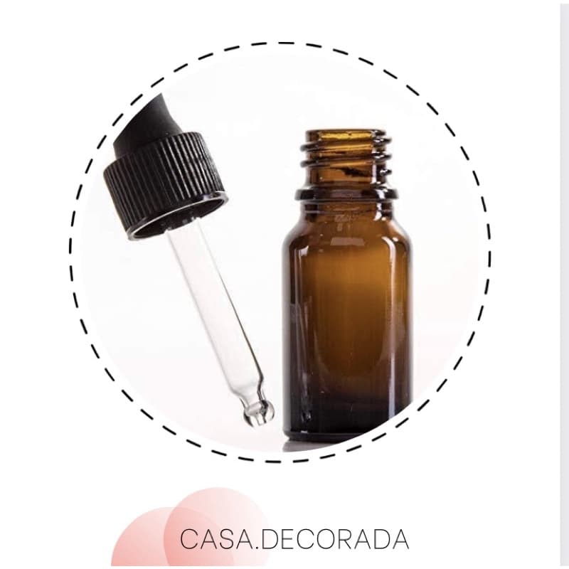 Kit 10 unidade Conta Gotas Âmbar 10ml Frasco Vidro gotejador Aromaterapia/ Óleo essencial